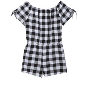 Love...Ady Buffalo Checkered Romper